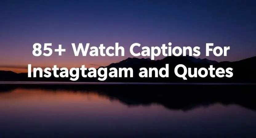 Watch Captions For Instagram