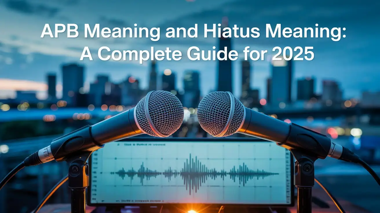 APB Meaning and Hiatus Meaning