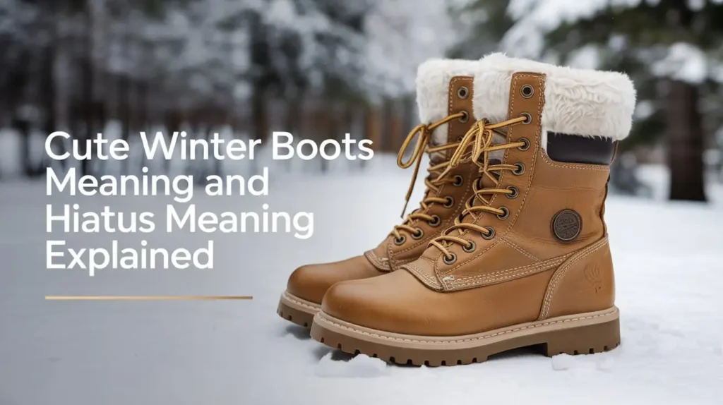 Cute Winter Boots Meaning