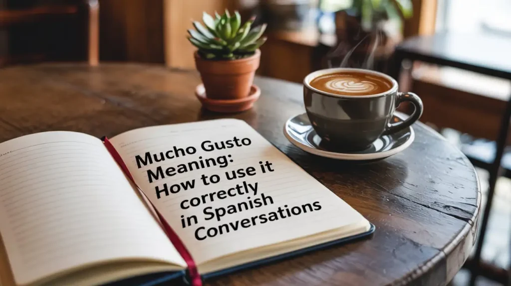Mucho Gusto Meaning
