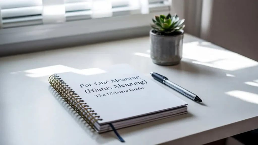 Por Qué Meaning Hiatus Meaning