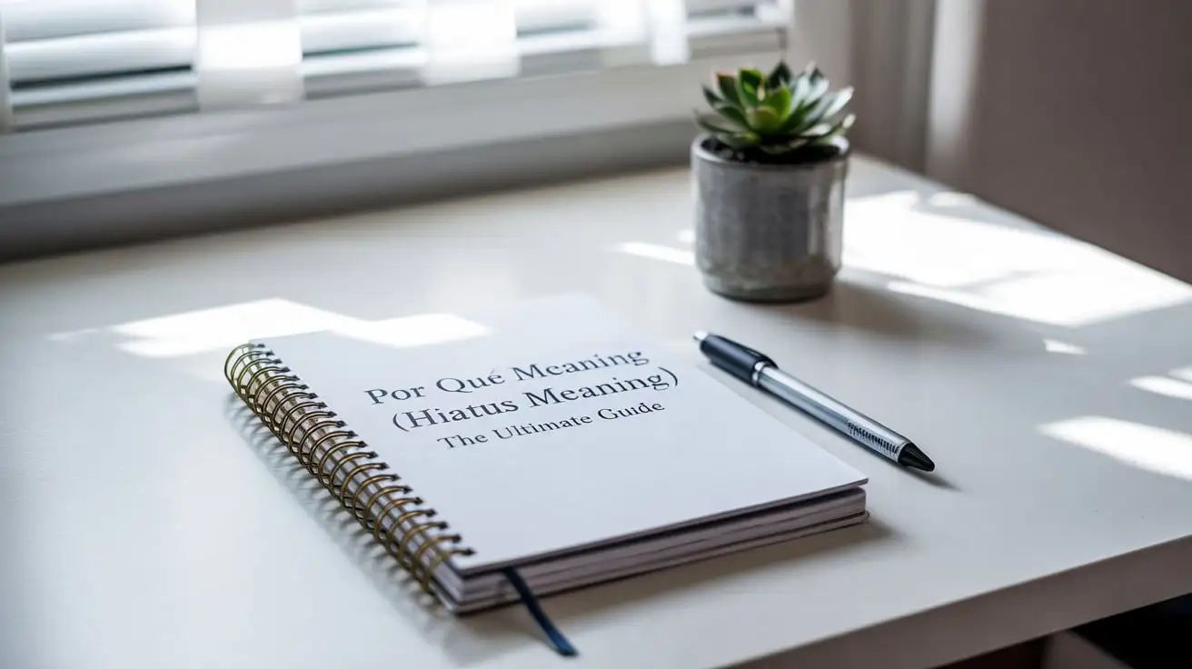 Por Qué Meaning Hiatus Meaning